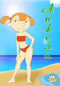 магниты с именами анжела